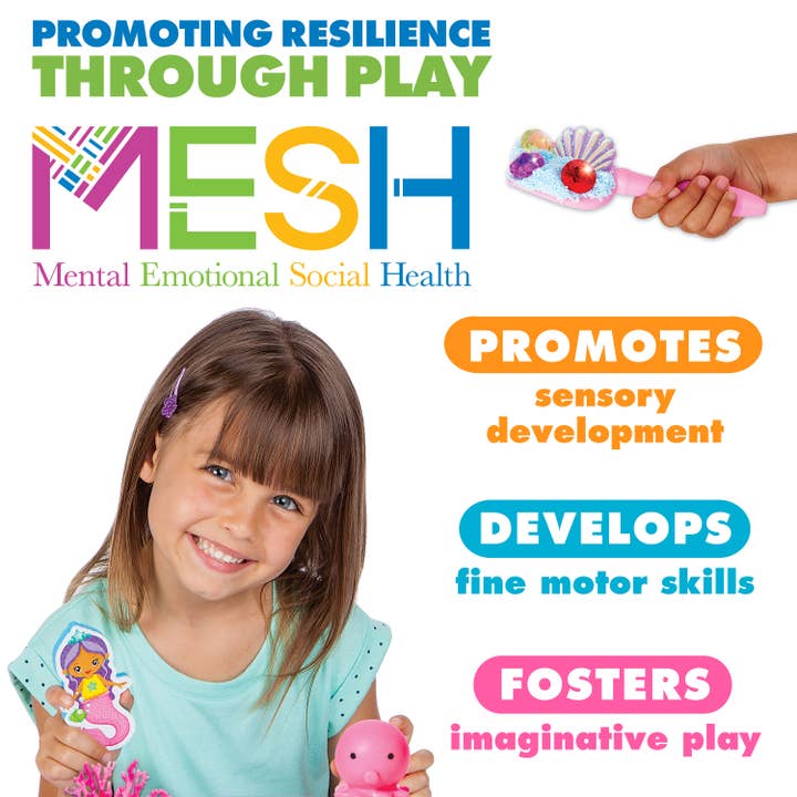 Faber-Castell / Creativity for Kids - Wholesale Toy Set - Kids - Sensory Bin Mermaid Activity Bin for Kids