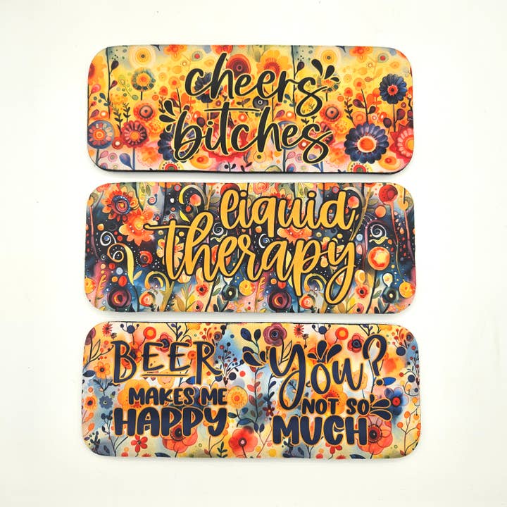 Sassy Floral Slap Koozies 100+ – Bold Blooms, Cool Drinks for wholesale by Made and Assembled