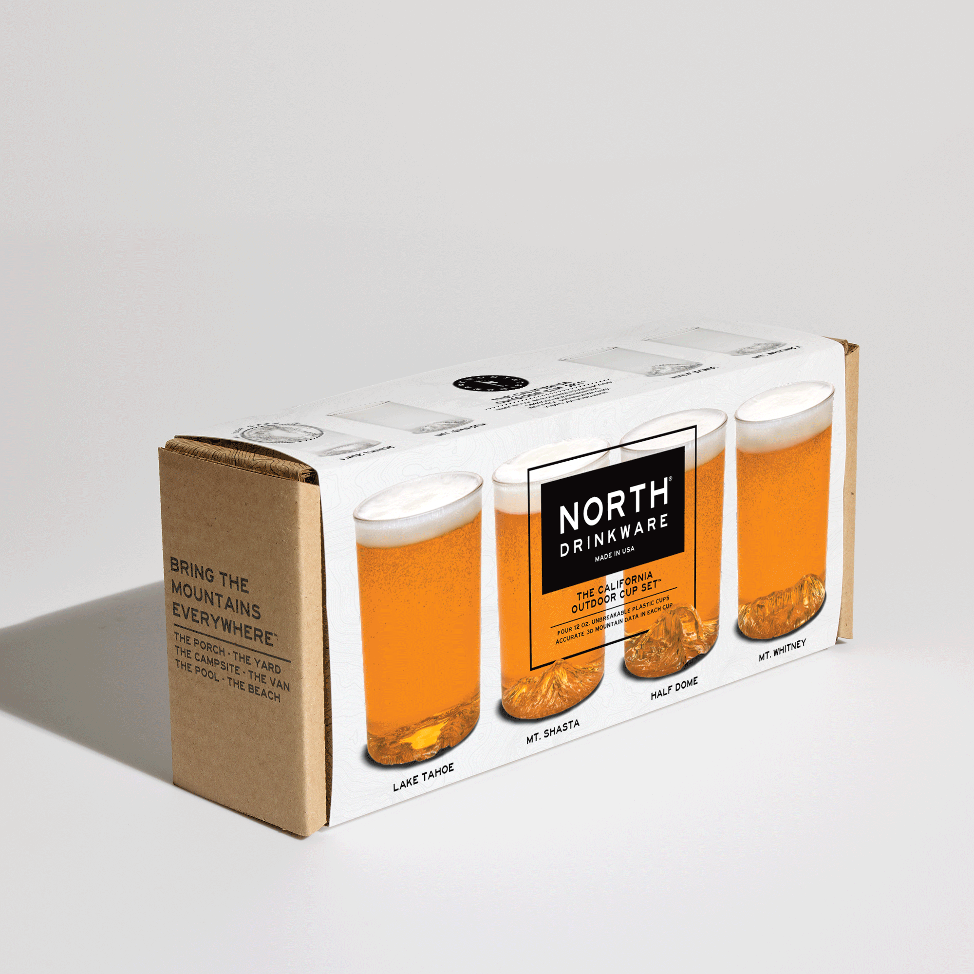 North Drinkware - Wholesale Drinking Glass/Cup - The Lake Tahoe Outdoor Cup Set2