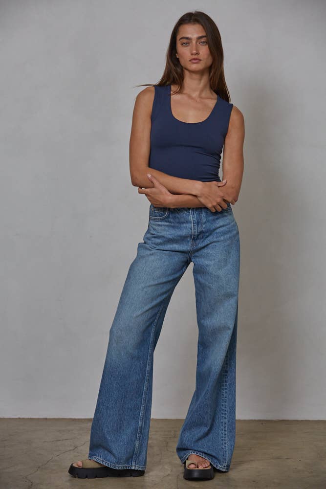 By Together – Großhandel Tanktop – Damen – S1187N | Nahtloses Top mit doppelter Lage24