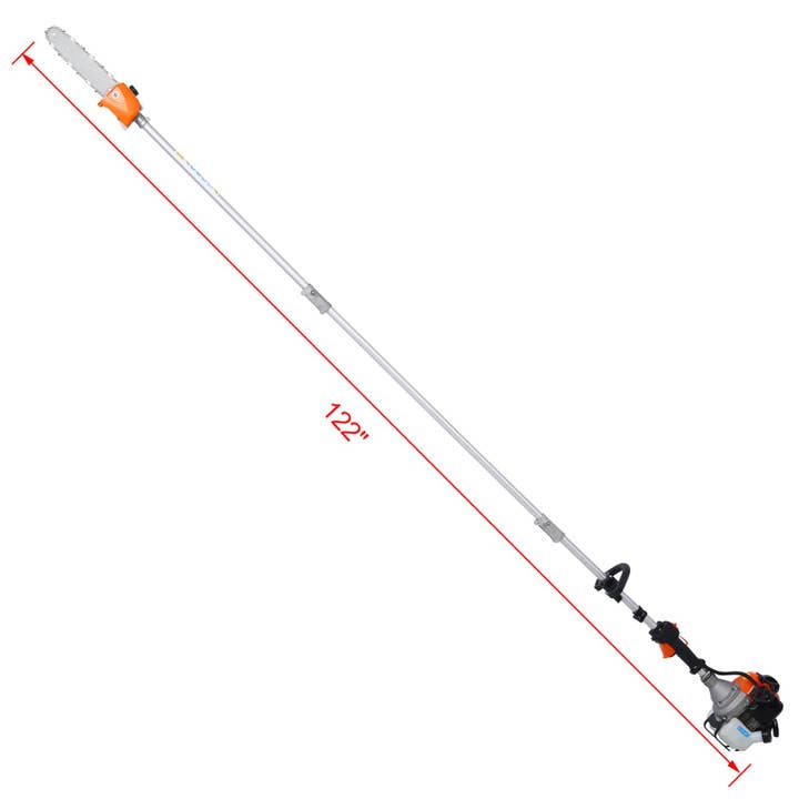 as Pic 10 in 1 Multi-Functional Trimming Tool, 52CC 2-Cycle Garden Tool System with Gas Pole Saw, Hedge Trimmer, Grass Trimmer, and Brush Cutter EPA Compliant for wholesale on Faire7