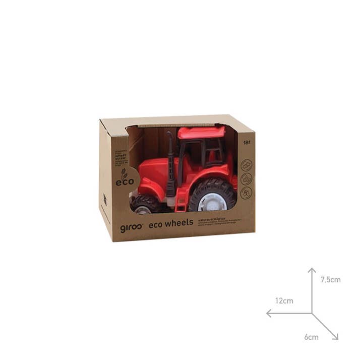 AJ Aguiar - Wholesale Toy car/truck – Child - Eco Tractor Free Wheel Spins 10 cm 3 Assorted Dis-124