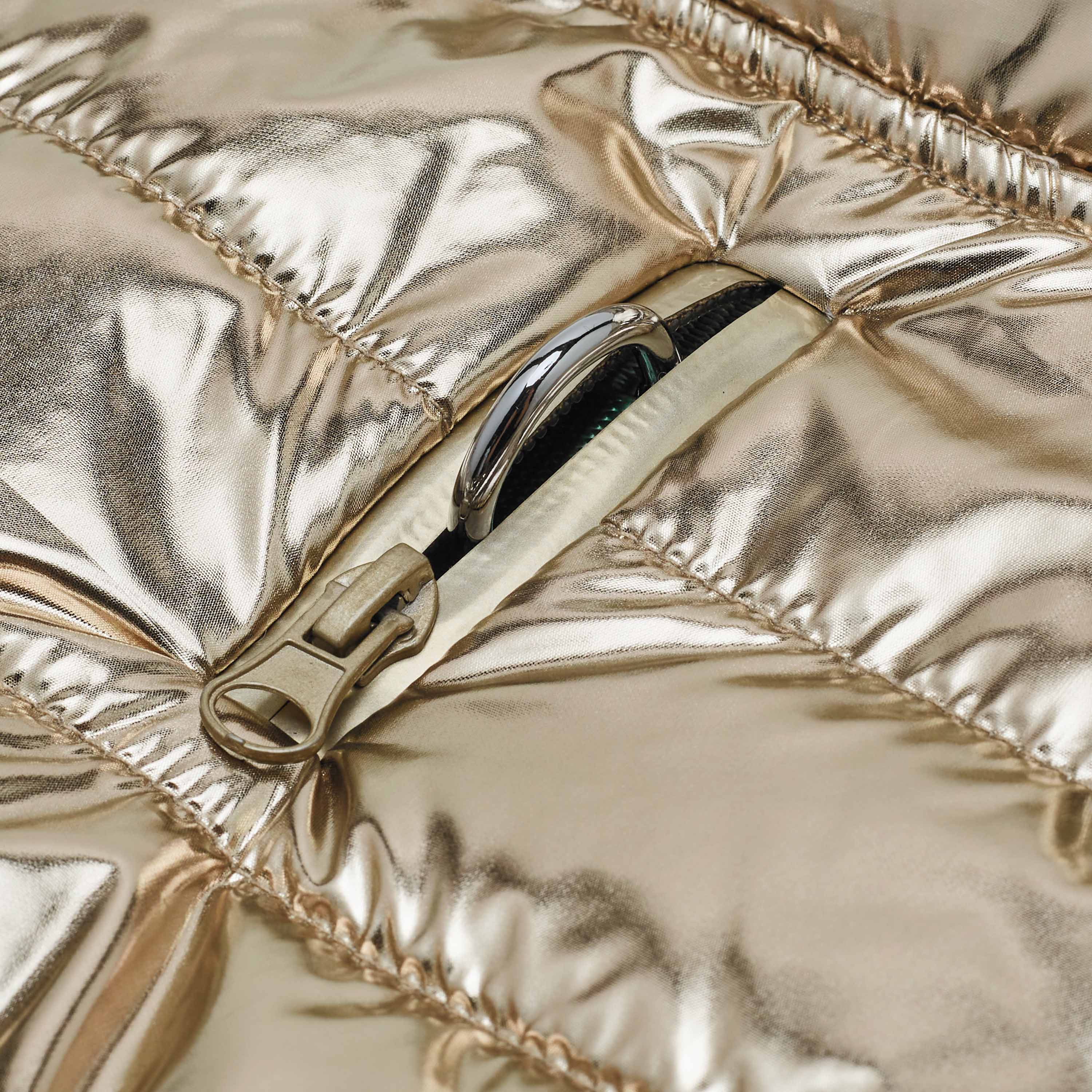 Blueberry Pet - Wholesale Pet Jacket - Dog - Custom-woven& Dyed Puffer Jacket, Flex Chest + Leash Opening4