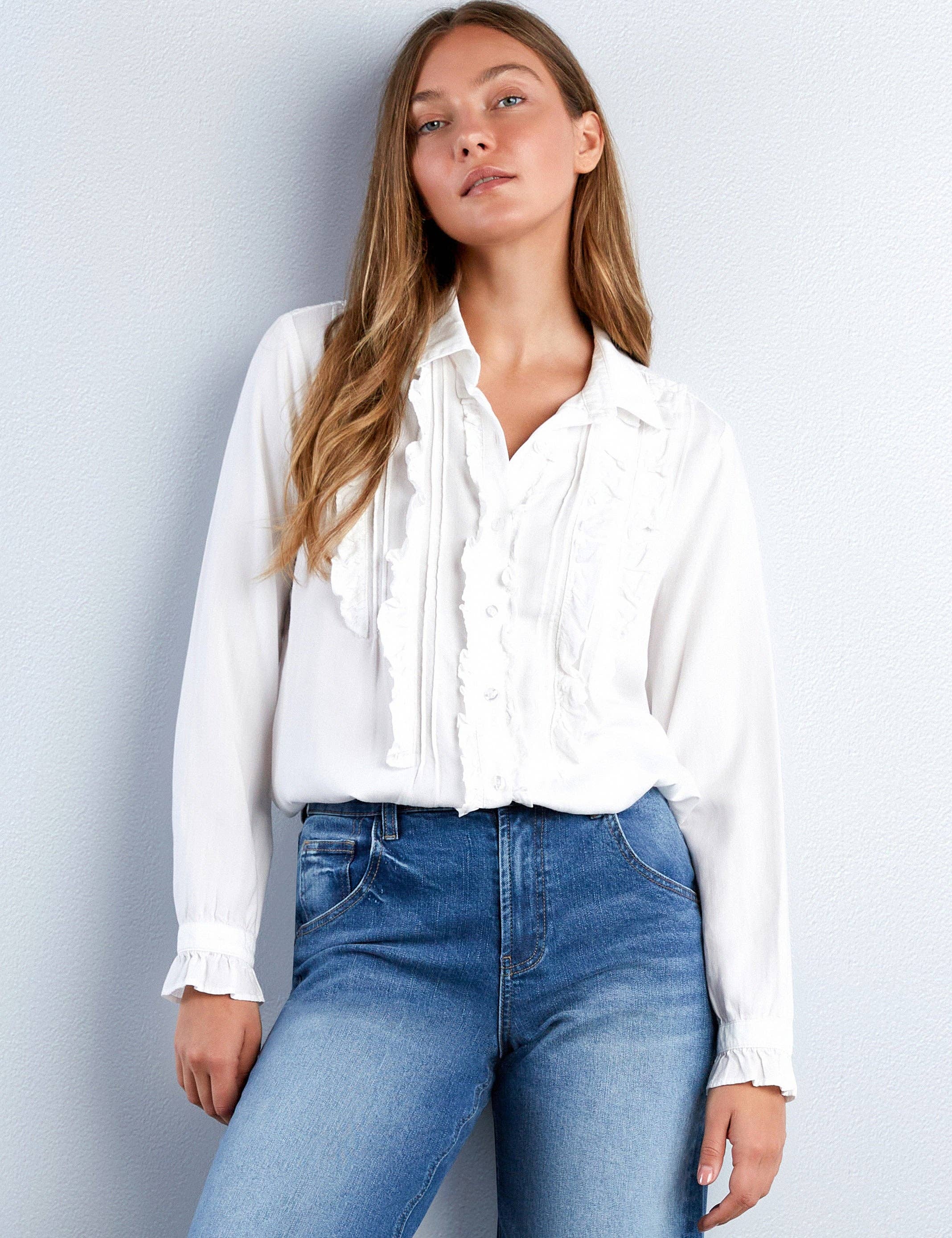 Bianco #Camicia da smoking in vendita all'ingrosso su Faire4