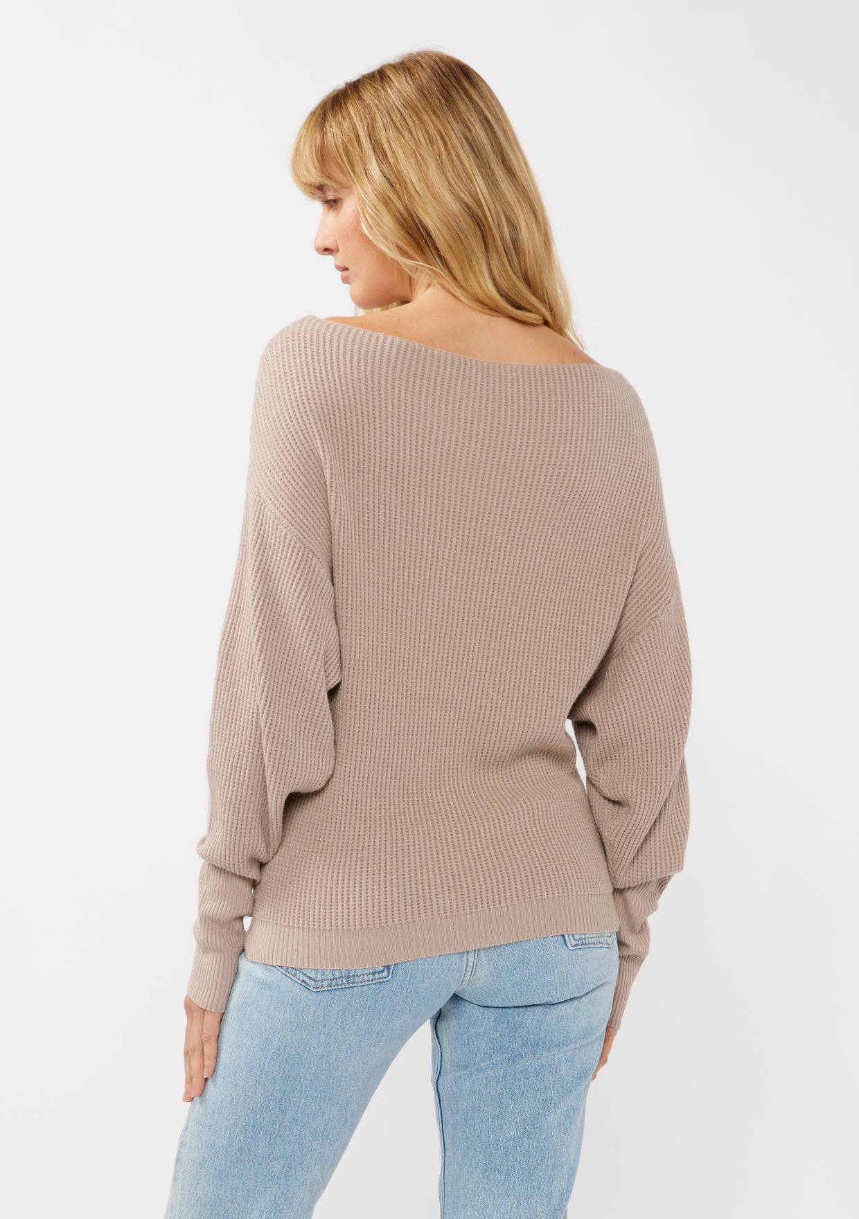 Lovestitch - Vente Pull en maille – femme - Pull en tricot gaufré à manches longues49