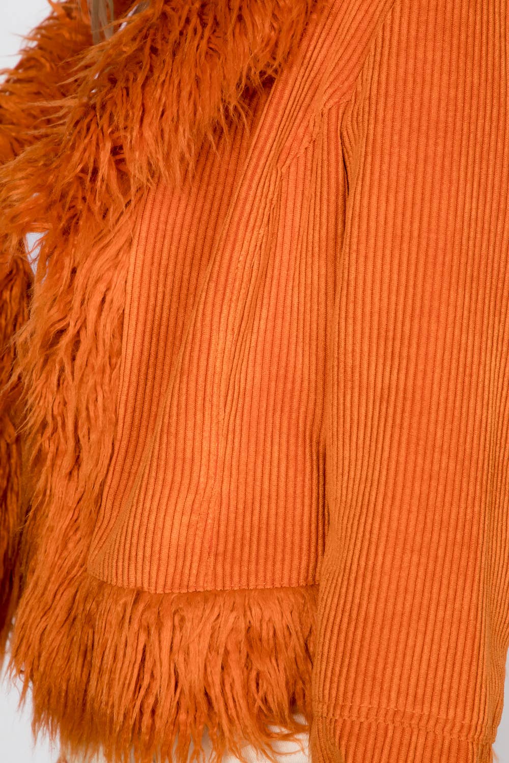 26 International - Wholesale Jacket - Women's - Faux Fur Trim Corduroy Jacket14