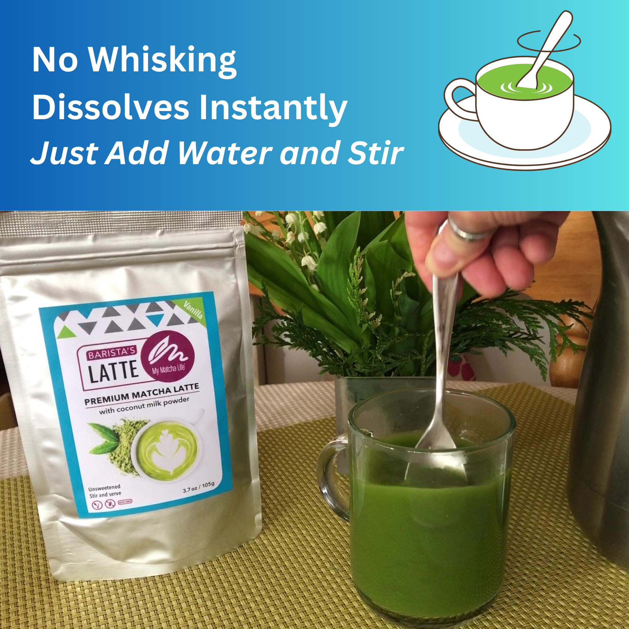 My Matcha Life Products Inc. - Wholesale Health/Detox Tea - Barista's Premium Matcha Latte - Vanilla5