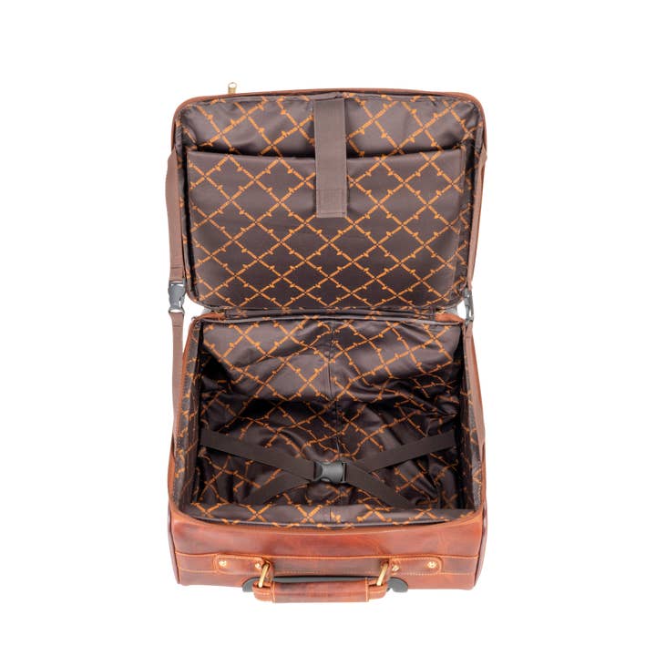 Greenwood Leather AU - Wholesale Luggage - Leather Pilot Business Trolly Bag - SAN5