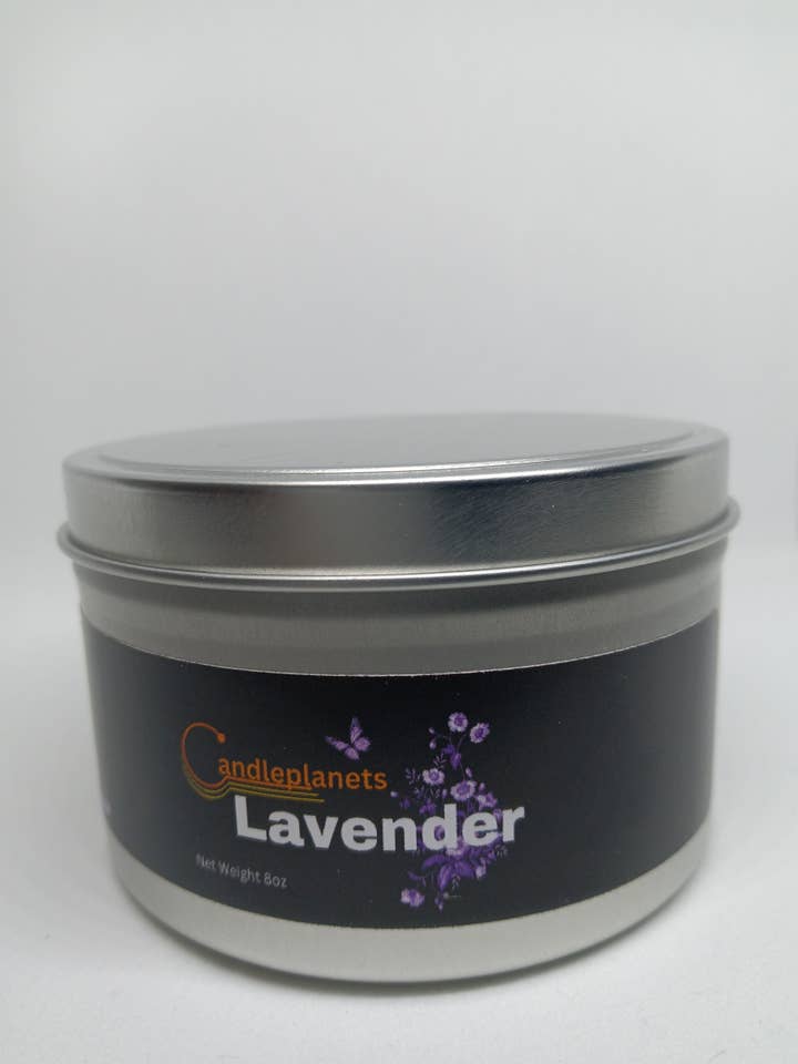 Lavender Soy 8oz candle Max Scented Soy for wholesale by Candleplanets