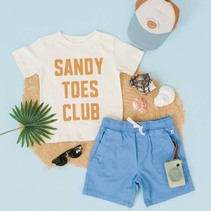 Benny & Ray Apparel - Wholesale Screen Printed T-Shirt - Kids - Sandy Toes Club Toddler and Youth Shirt14