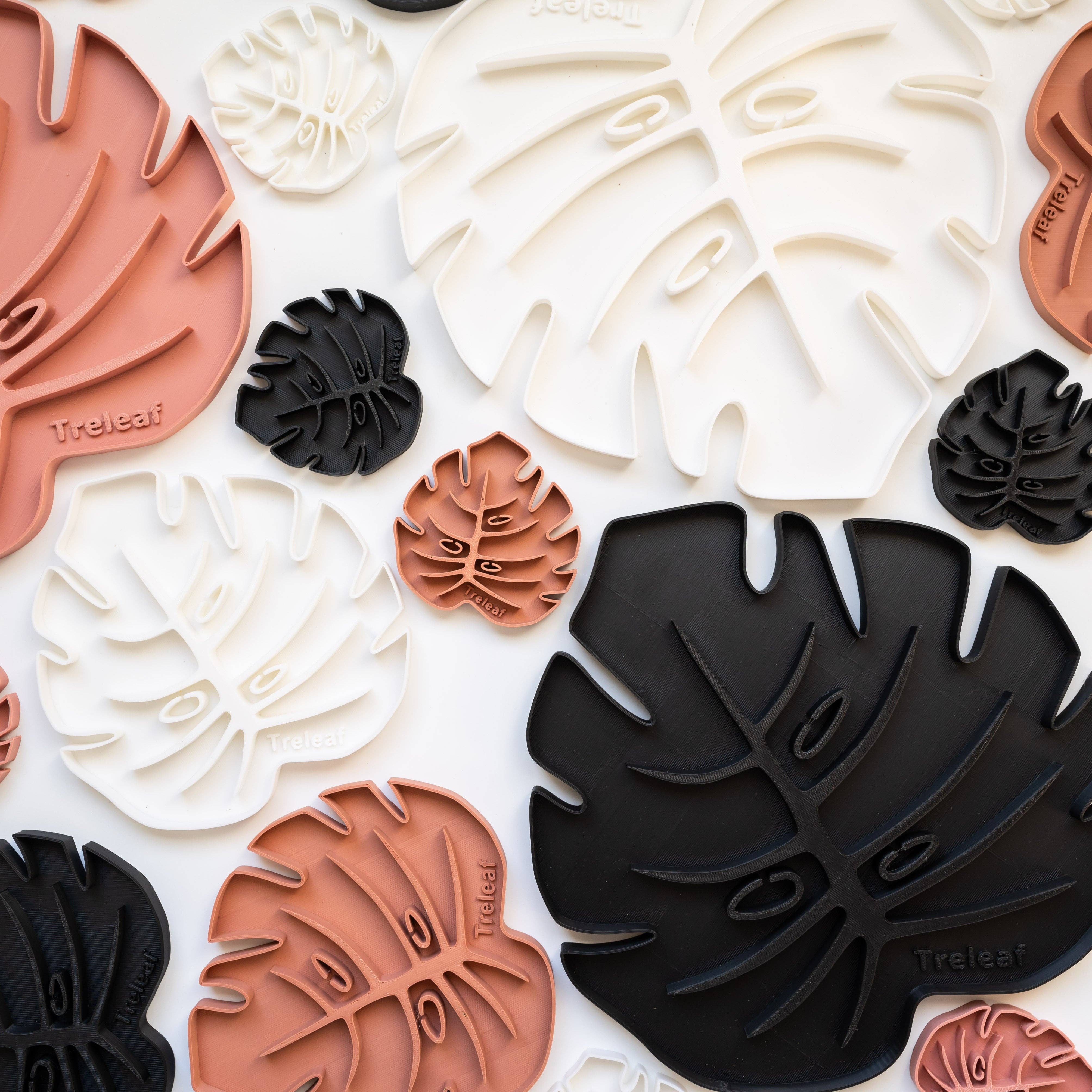 Treleaf - Wholesale Plant pot - Tera Sausr - Monstera Leaf-shaped Pot Saucer - Humidity Tray12