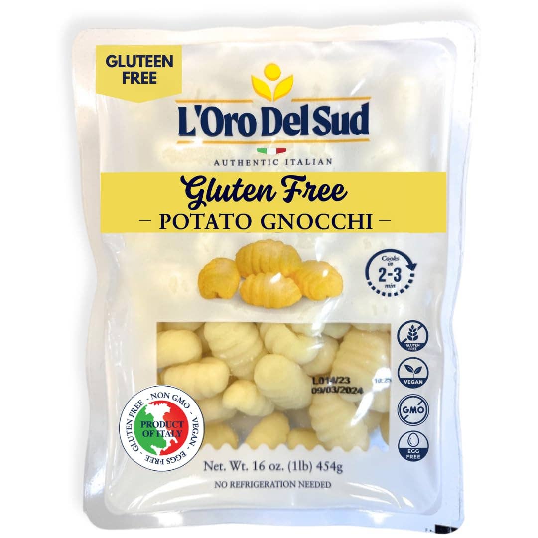 Wholesale Italian Food - Wholesale Pasta - L'Oro Del Sud Gluten Free Potato Gnocchi (12 Pack x 1 lb)9