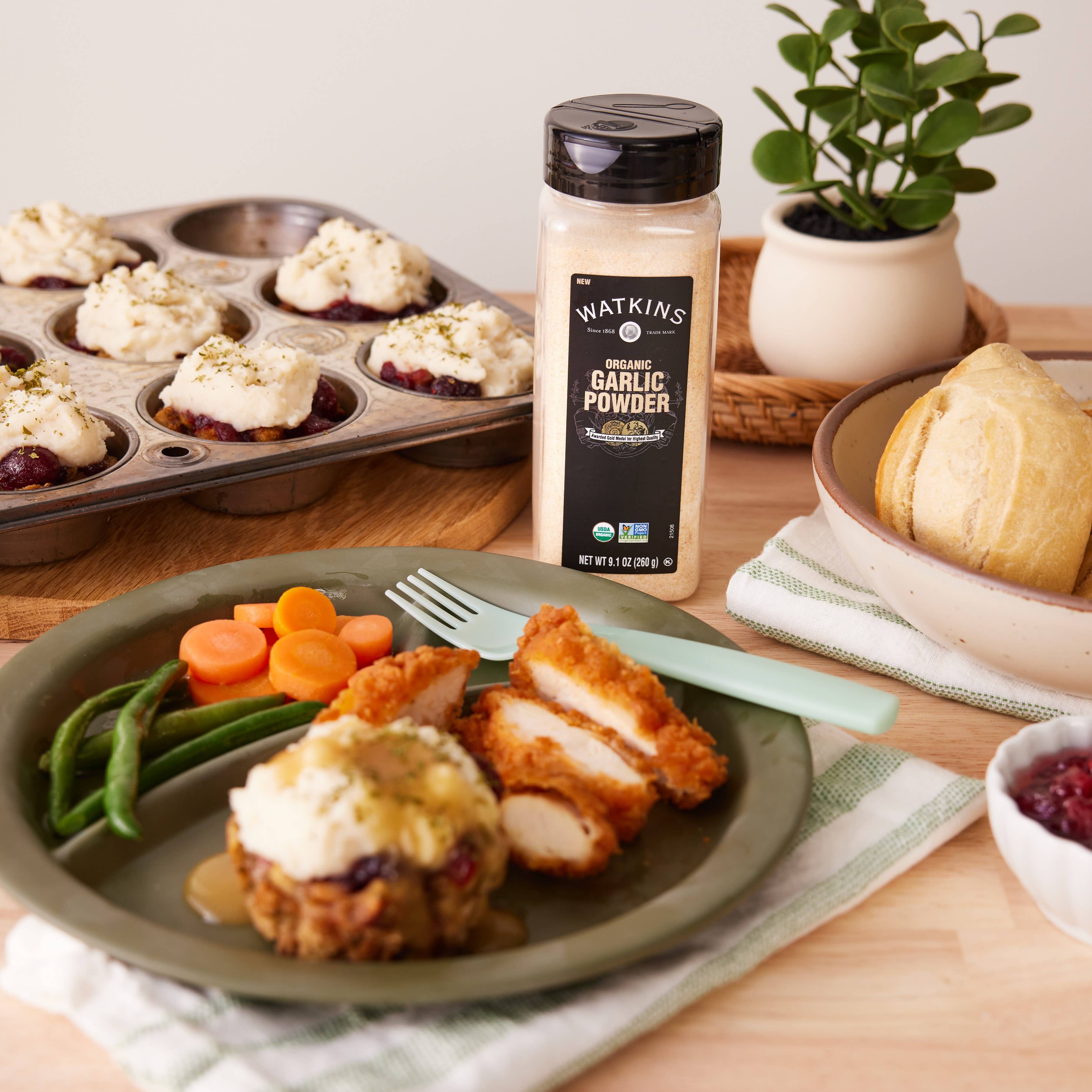 The Watkins Co. - Vente Épices séchées - Poudre d'ail biologique, 9,1 oz3