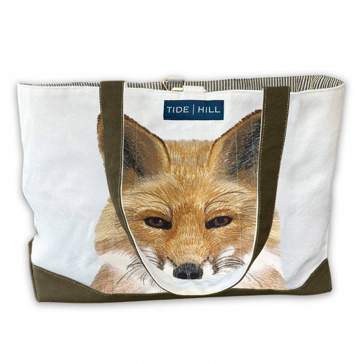Fox Large Tote Bag for wholesale by Tide Hill