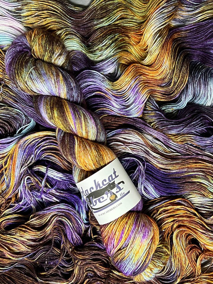 Catedral de amatista - Nomad Sock para venta al por mayor de Black Cat Fibers