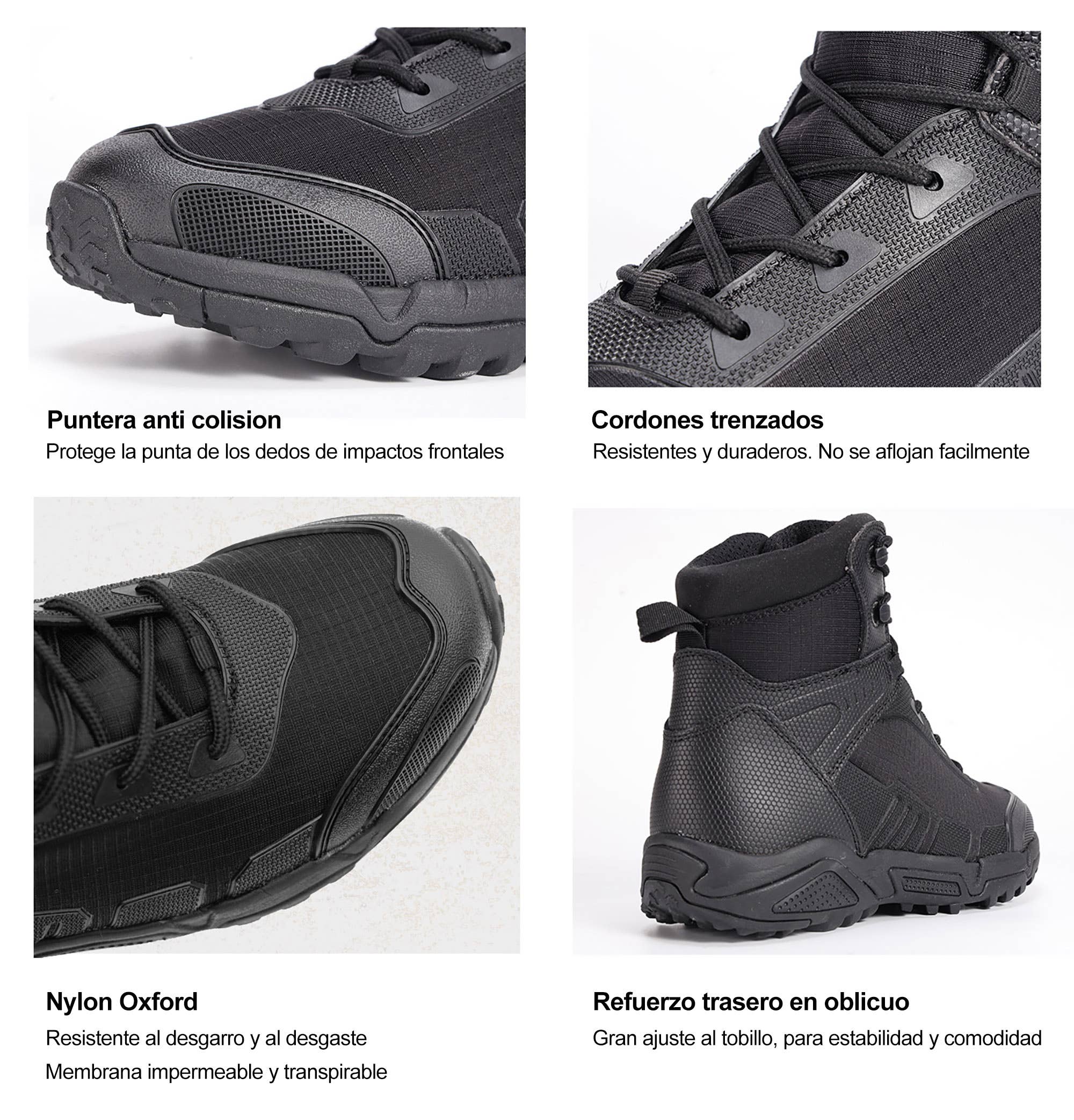 Ivedin - Wholesale Combat/Military Boots - Men's - CluCluC Insignia | Black Tactical Military Police Boots4