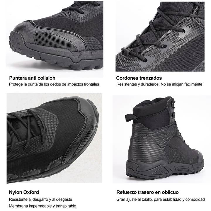 Ivedin - Wholesale Combat/Military Boots - Men's - CluCluC Insignia | Black Tactical Military Police Boots4