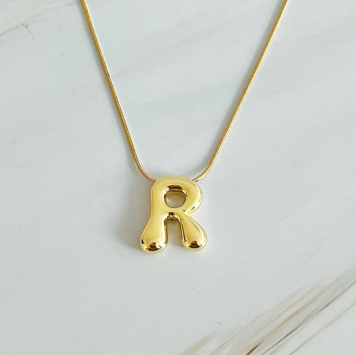Ellison+Young - Wholesale Pendant/Charm Necklace - Balloon Letter Initial Necklace12