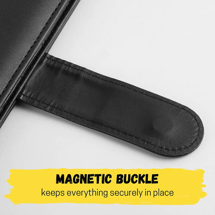 Mr. Pen - Wholesale Planner - Planner Binders,A6, Black, Leather Notebook Cover, Composition Notebook Cover Refillable, Wallet Binder, Planner Binder 6 Ring, Leather Ring Binder, Refillable Notebook Binder12