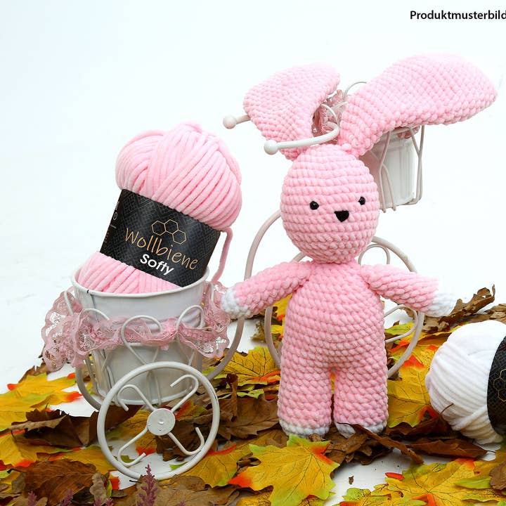 Wollbiene - Vendita all'ingrosso Lana - Wollbiene Softy chenille in micropoliestere 100 g filo grosso per maglia e uncinetto2