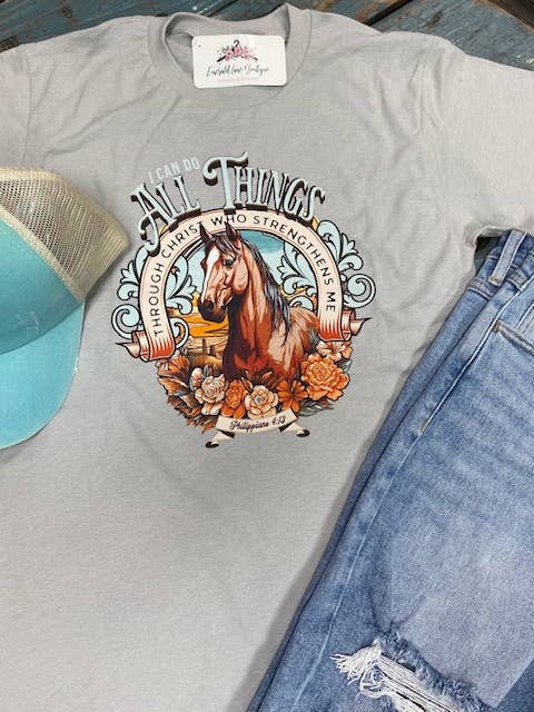 I Can Do All Things Tee for wholesale by Emerald Lane Boutique Wholesale