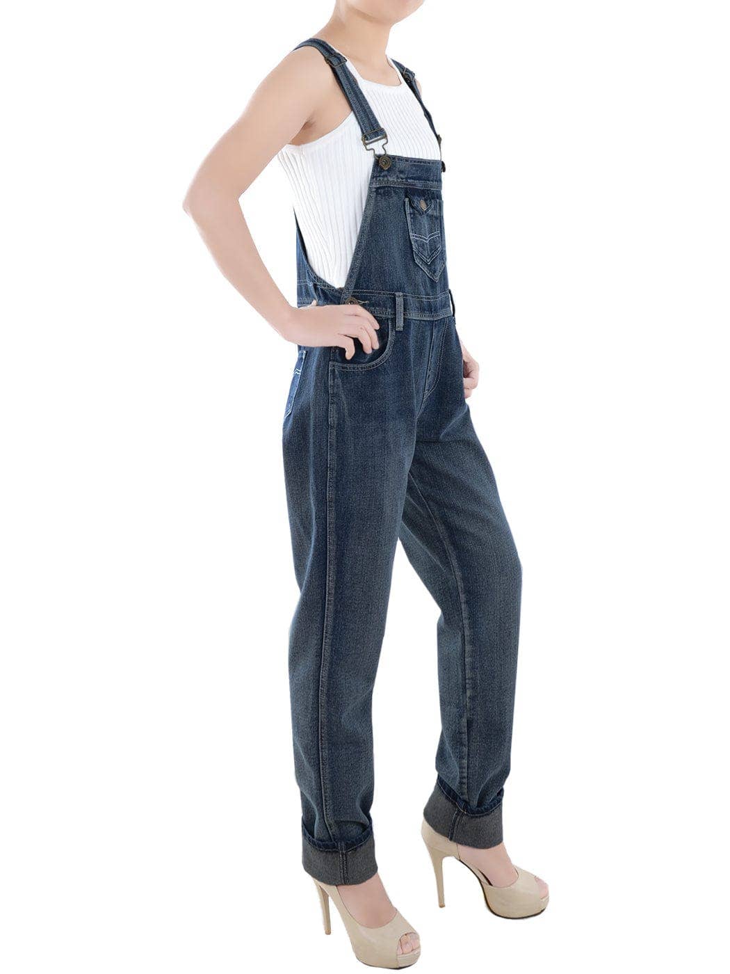 Anna Kaci Wholesale - Wholesale Overalls - Women's - Vintage Straight-Leg Overalls1