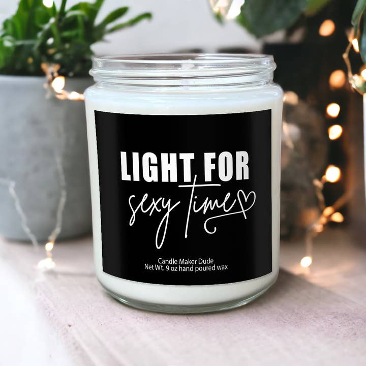 Candle Maker Dude - Vendita all'ingrosso Candela in vasetto - Candela Light for Sexy time, candele volgari, regali sporchi per lui, regali per fidanzati, candele sessuali, regali per San Valentino, regali divertenti per il giorno di San Valentino