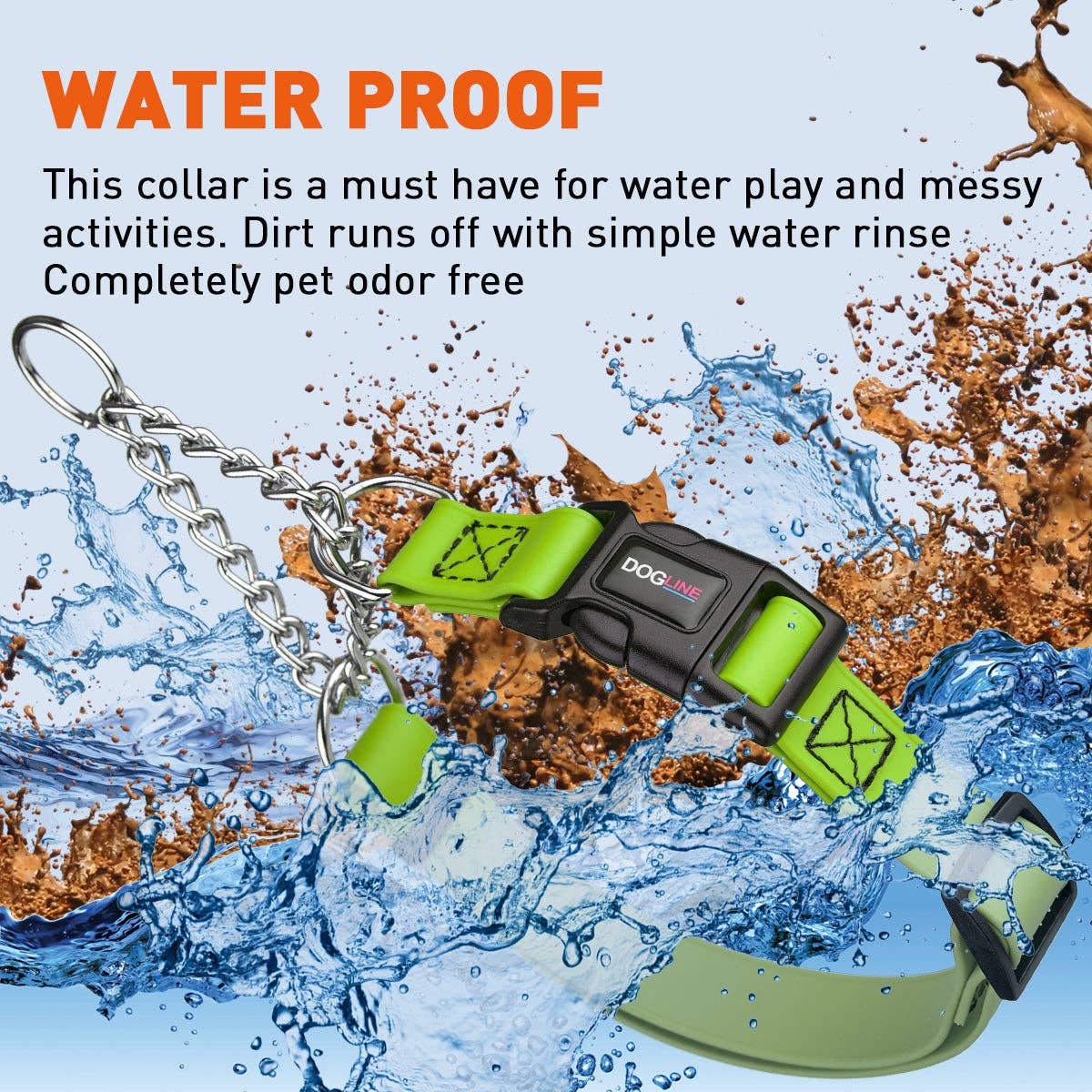 Dogline - Vente Collier – chien - Collier martingale ajustable en Biothane avec boucle à dégagement rapide19