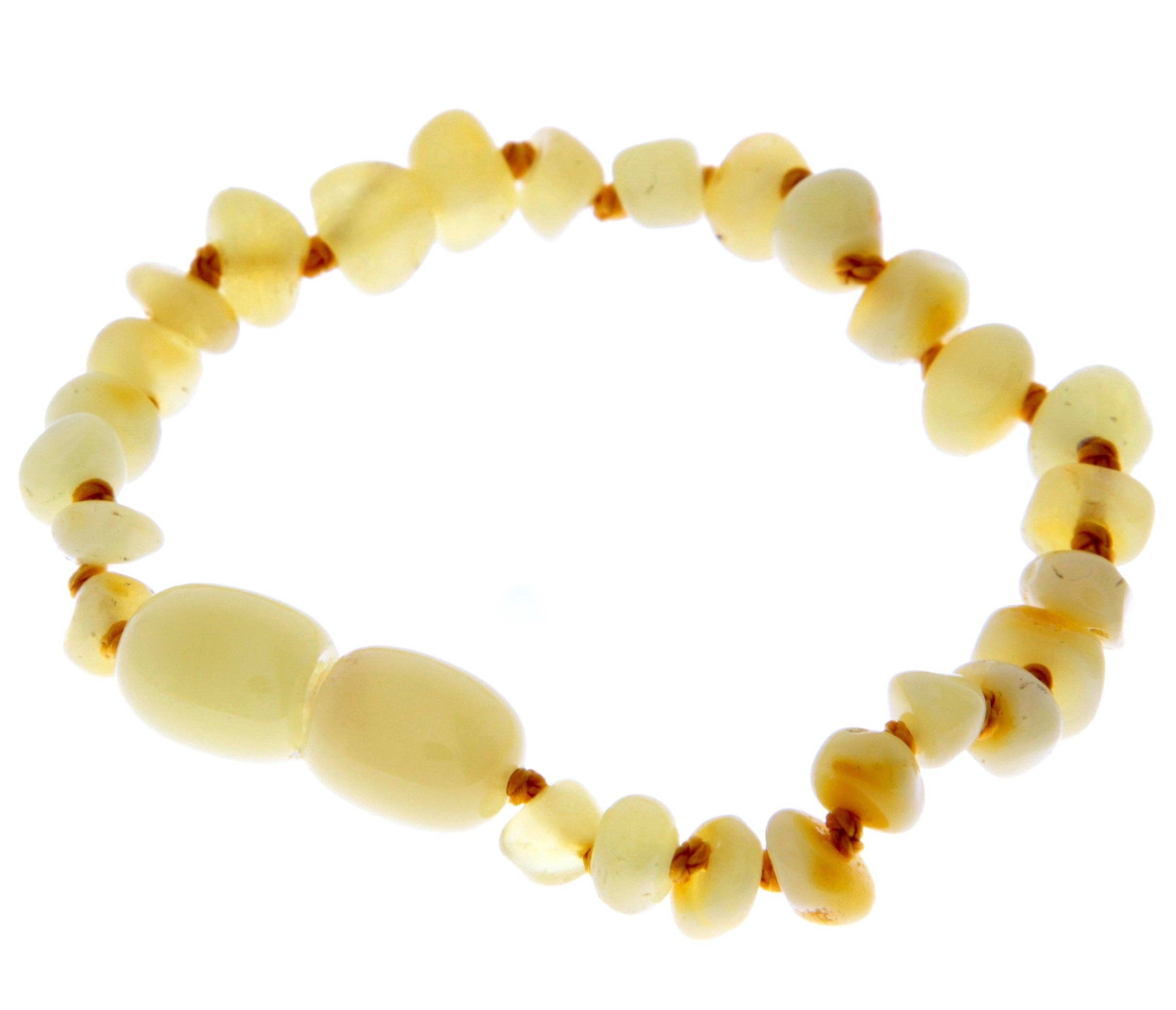 SilverAmber Jewellery - Wholesale Beaded Bracelet - Beautiful Baroque Bracelets & Anklets in Cognac, Mix, Lemon & Honey colours - Various Sizes20