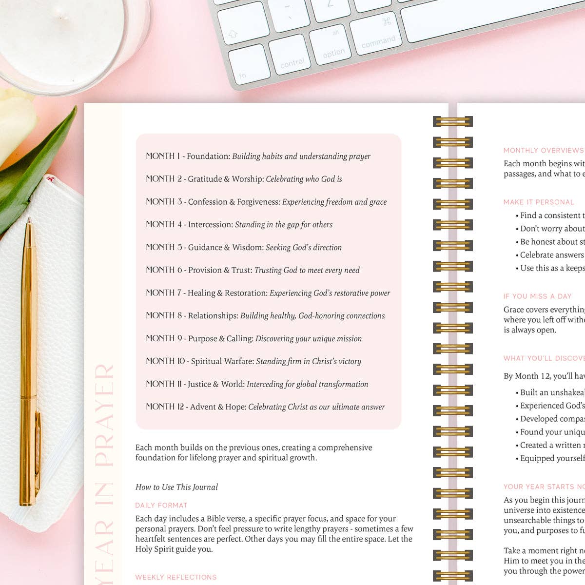 Spiral Bible – Großhandel Tagebuch – Ein Jahr im Gebet: Eine Reise des täglichen Gebets und der Reflexion3