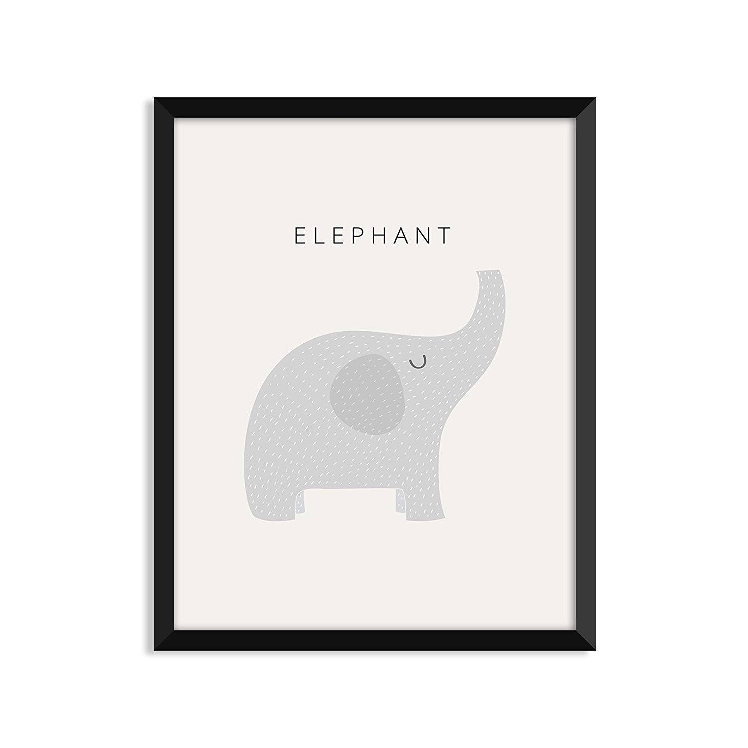 Serif – wholesale Art print – Kids & baby – Nursery - Handdrawn - Elephant - Unframed Art Print0