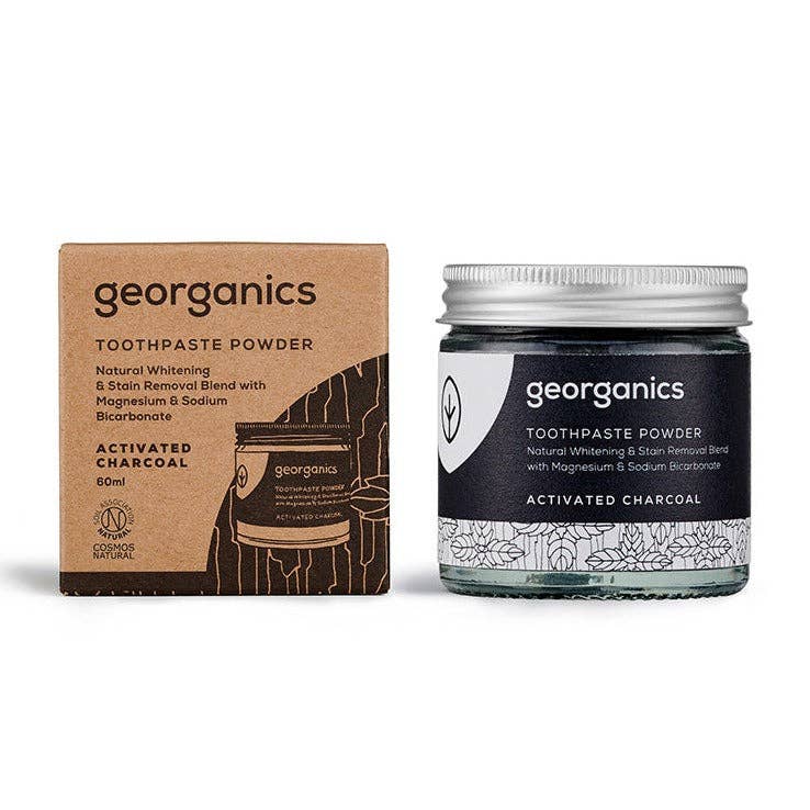 Georganics - Wholesale Toothpaste - Mineral Toothpaste Powder - Charcoal1