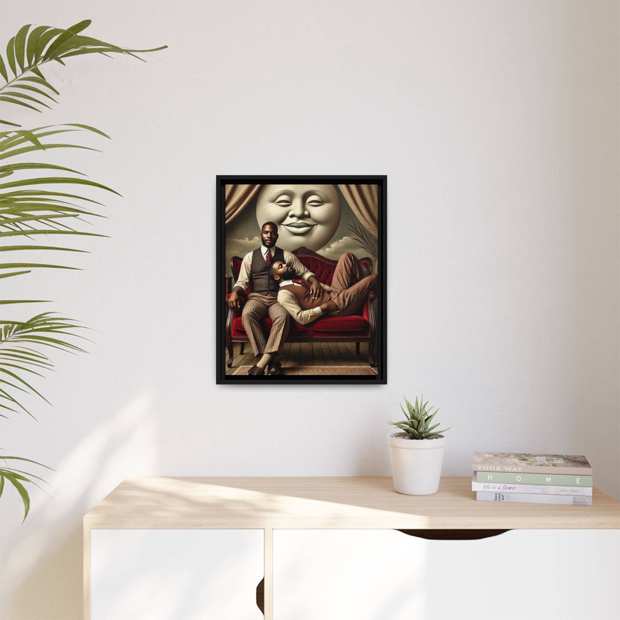 Walt & Pete - Wholesale Art Print - Missing Art Studies - Man In The Moon 00613