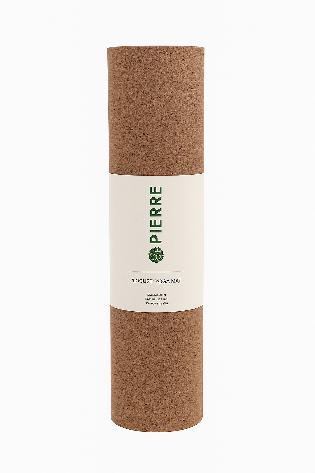 Pierre Sports - Wholesale Yoga Mat - Locust yoga mat - brown - stylish yet affordable - 0.75 kg0