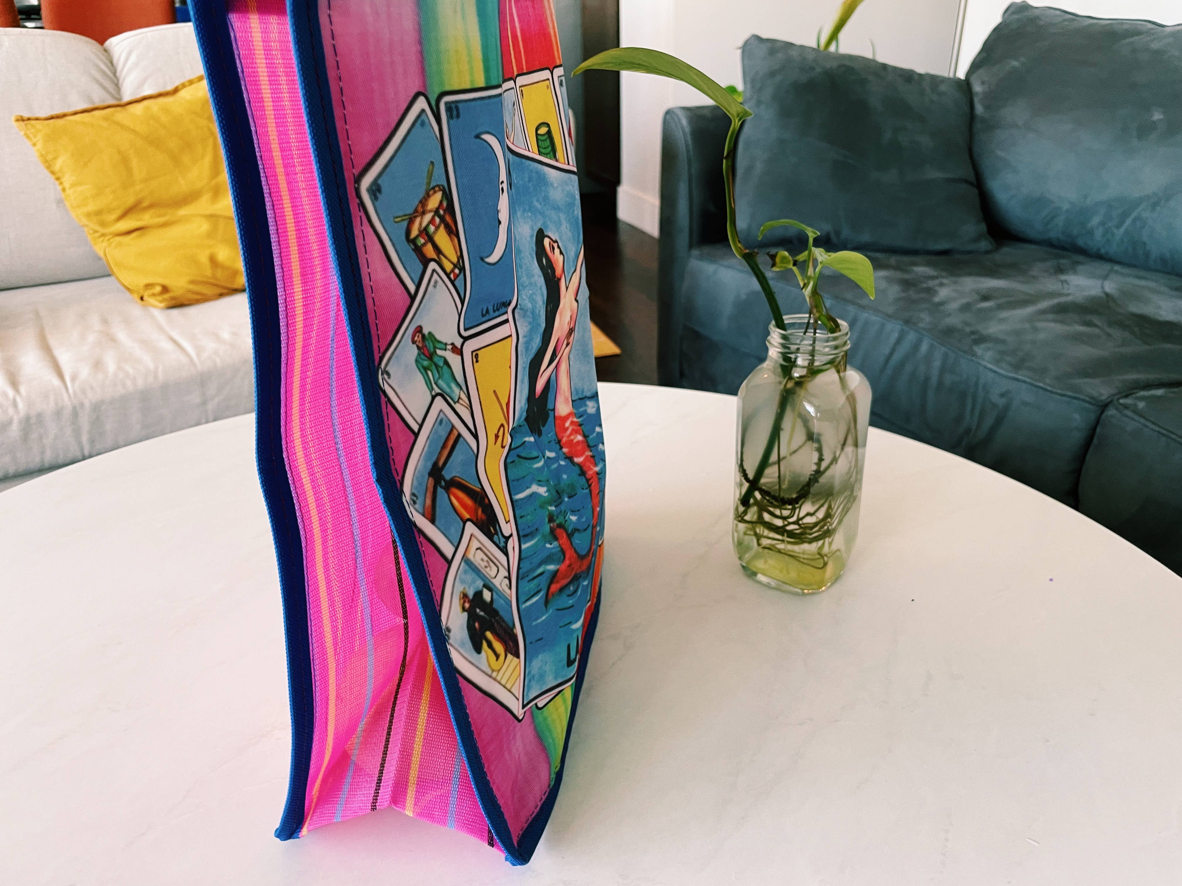 Pura Vida – Sacola - Mulher por atacado – Bolsa de plástico Loteria Mexicana 15 x 12 pol6