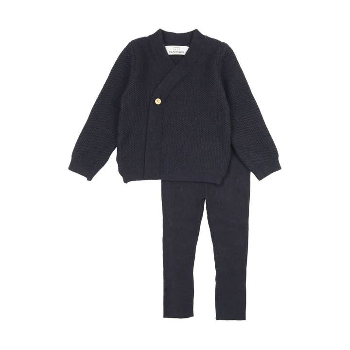 Ensemble de chandail bleu marine pour la vente par Cuddle and Coo