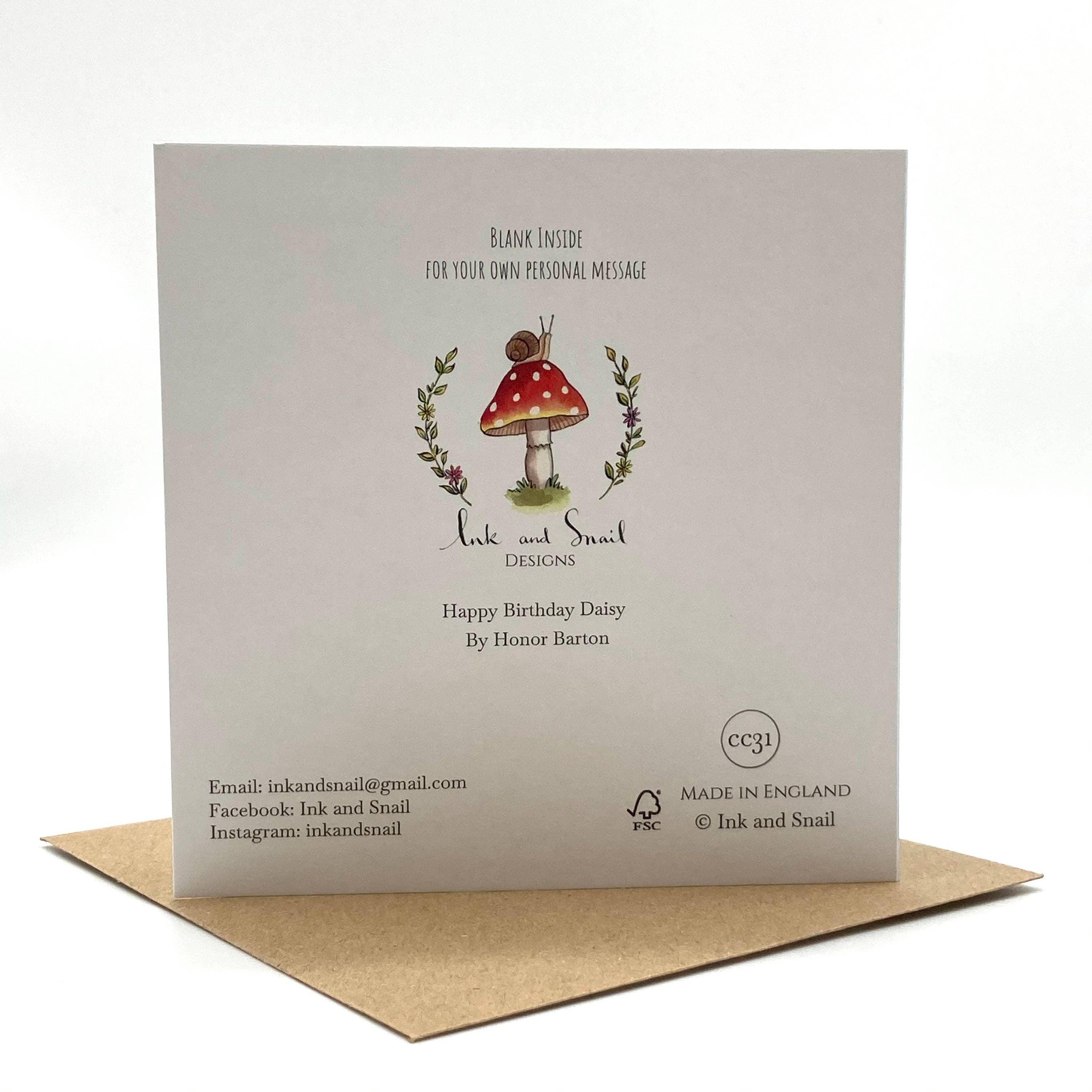 Ink and Snail Limited – wholesale Födelsedagskort – Födelsedagskort - Daisy2