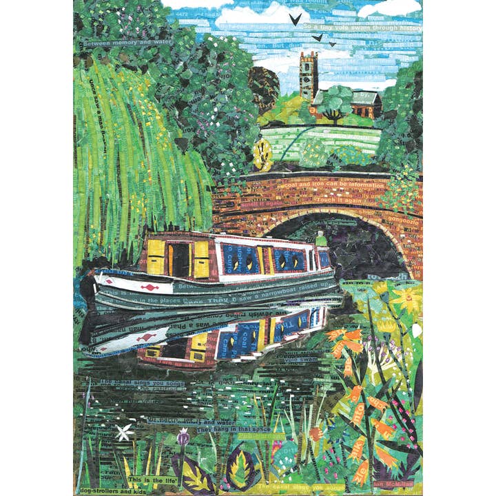 Jamie Poole – wholesale Art print – Canal Life A3 Print on Silk Stock1