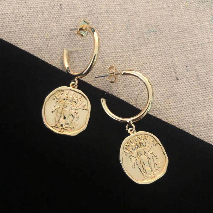 Memento Mori Designs NYC - Wholesale Hoop Earrings - Hecate Hoop Earrings