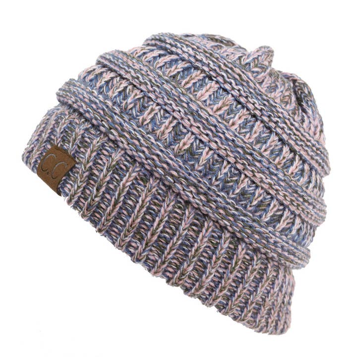 Truly Contagious - Venta al por mayor Gorro de lana - Mujer - Gorro CC Crafted multicolor de 4 tonos (YJ-816)7