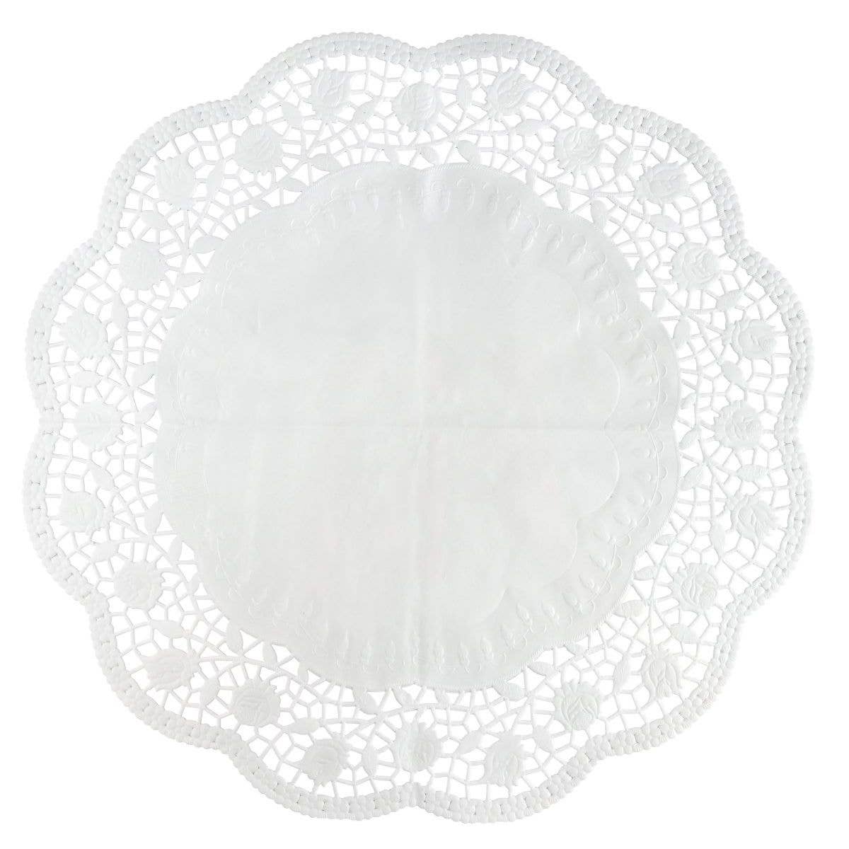 Zenker - Wholesale Disposable Napkin - Pack of 15 Round Paper Doilies for Pies1