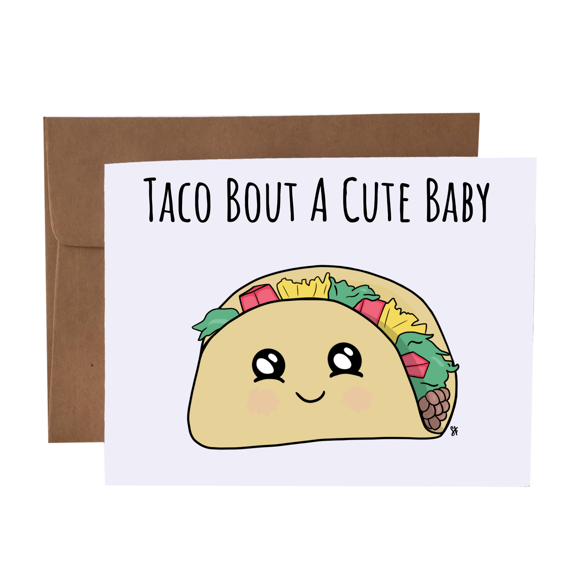 SKP ink – Großhandel Babykarte – Taco Bout Ein süßes Baby Taco Pun Gruß0