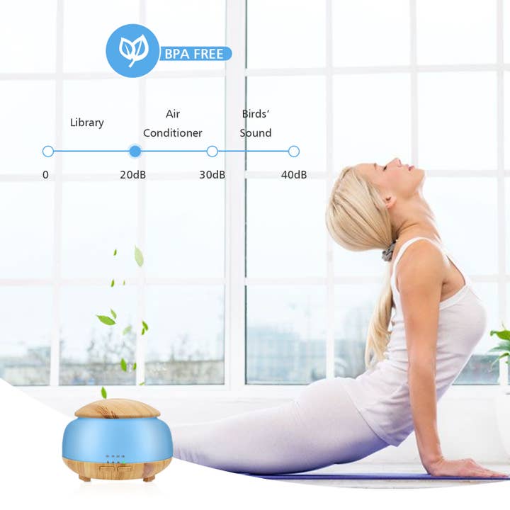 DAROMA – Engroshandel Elektronisk diffuser – Æterisk Olie Diffuser Fjernbetjening 300ml Aroma Ultralyd9