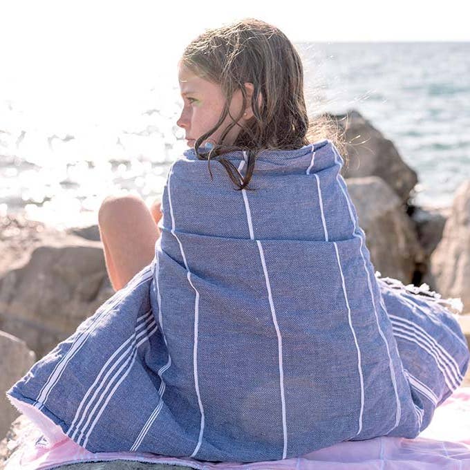 Turkish T - Wholesale Beach Towel - Basic Child's Terry Lined