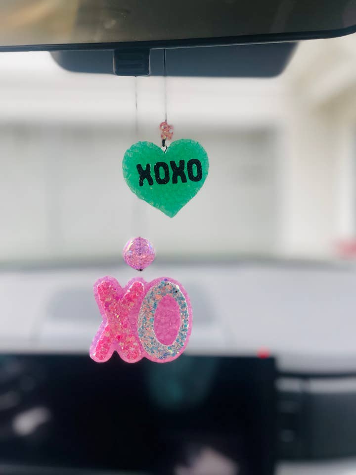 XO Dangle Car Freshie for wholesale by Stay Fresh’ies Air Fresheners