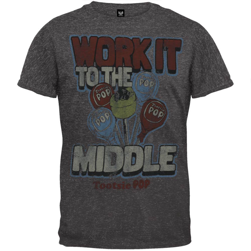 Official Store - Wholesale Screen Printed T-Shirt - Men's - Tootsie Roll - Work It Soft Men's T Shirt0