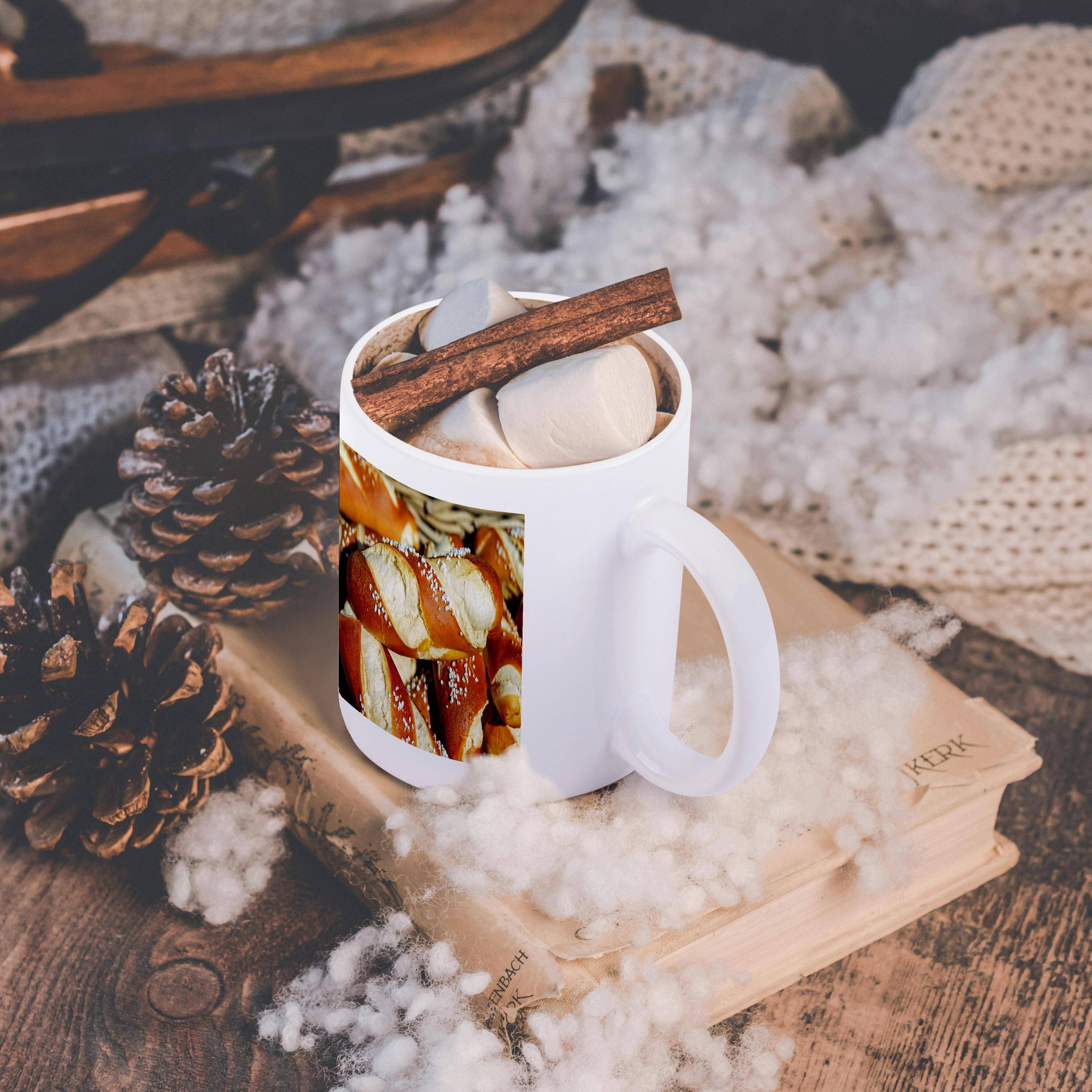 3dRose - Wholesale Coffee Mug - 3dRose, Image of Macro Of Pretzels, Mug11