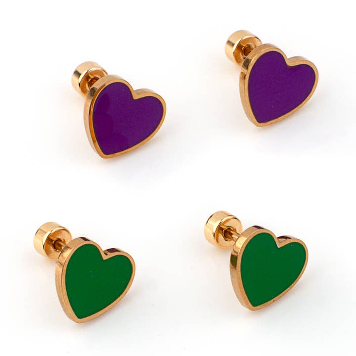 Pendiente Corazón Acero Niño GKE230323CM para venta al por mayor de Shebiju