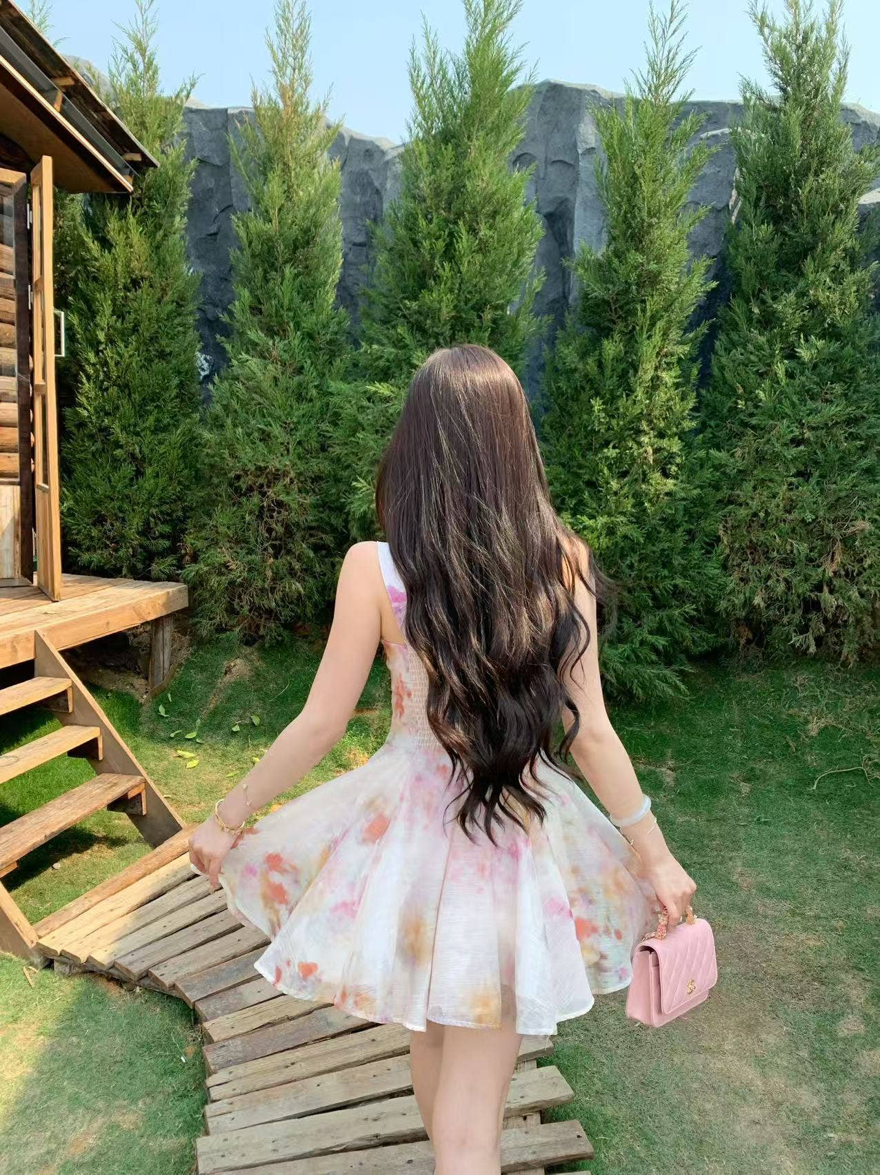 Chilli Girl Collection - Vente Robe – femme - Robe mini à fleurs ajustée2