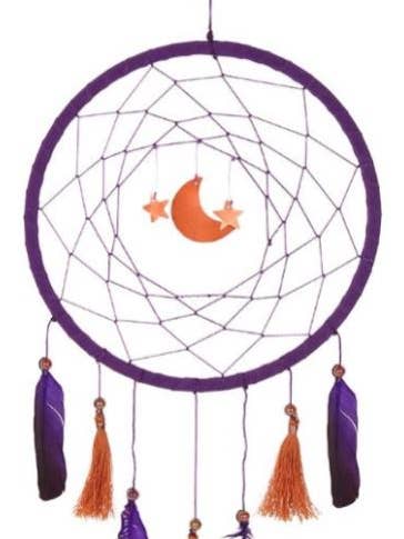 Dreamcatcher - Purple Moon & Star for wholesale by Sansaara Living